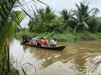 Một ngày trên dòng Cửu Long - địa đạo Củ Chi